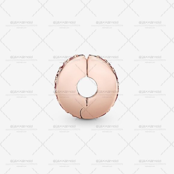 Pandora Pink Pavรฉ Clip Charm - Picture 2 of 5